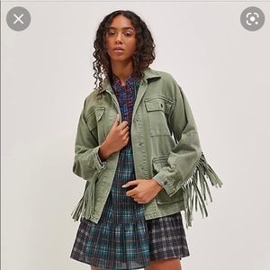 marlowe fringe jacket- Anthropologie